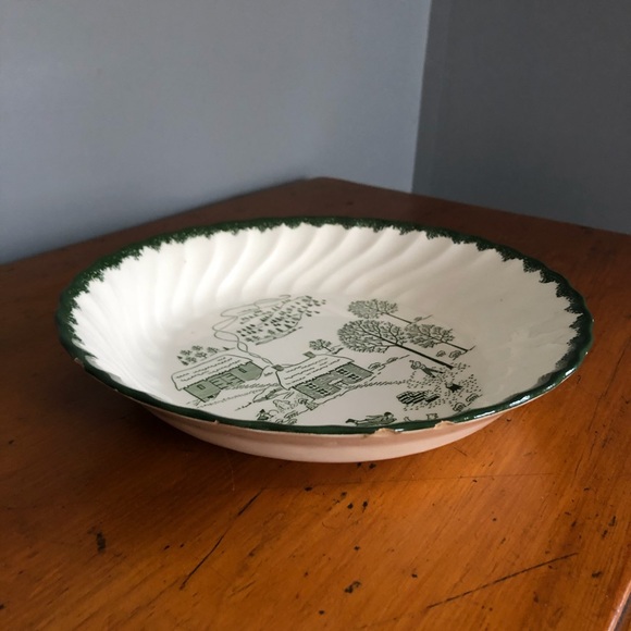 50’s Winter Landscape Pie Pan - Picture 4 of 15